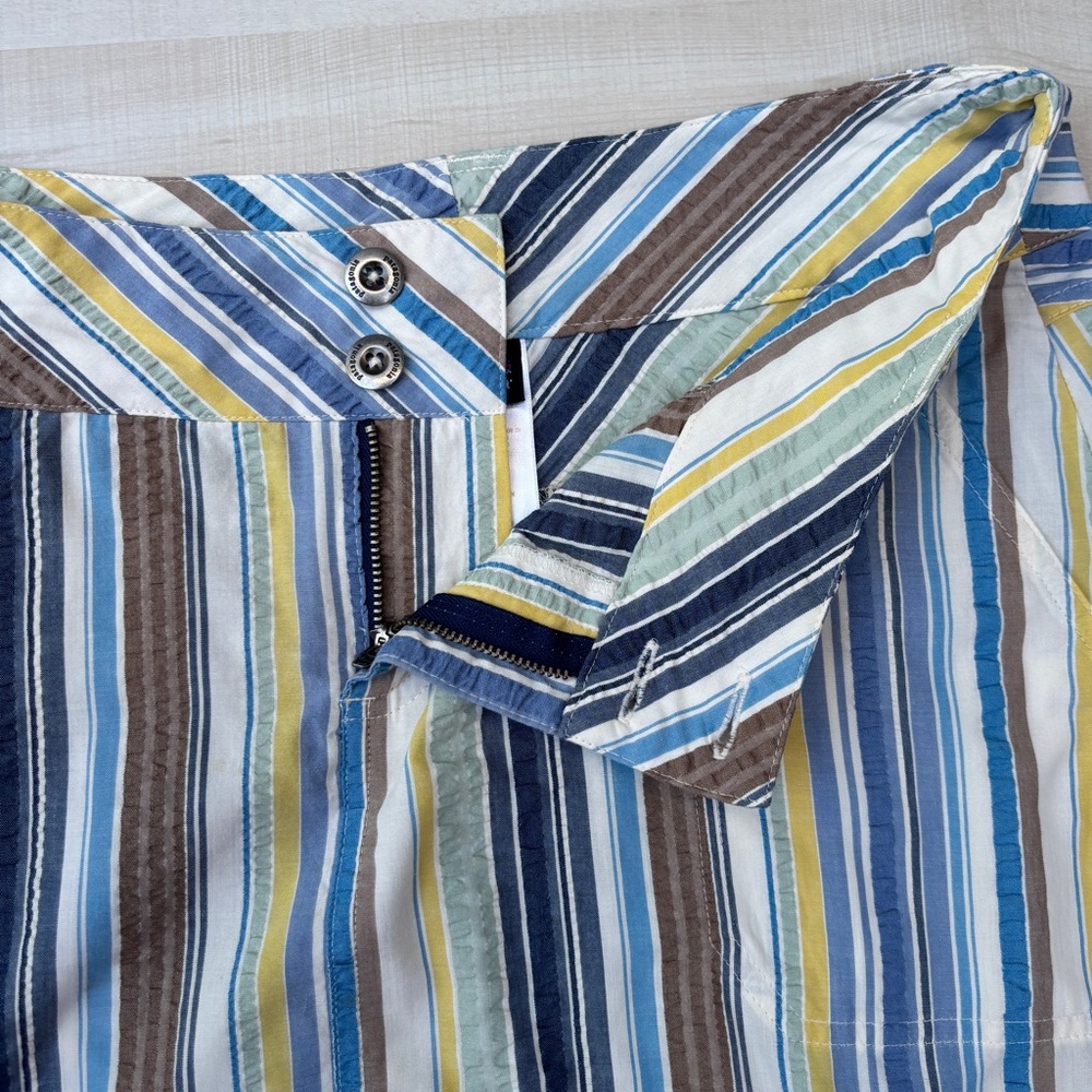 Patagonia Women’s 6 “Netty” Retro Striped Lightweight Mini Skirt With Pockets - Picture 5 of 9